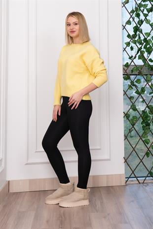 Yuvarlak Yaka Yumoş Triko Kazak 258181