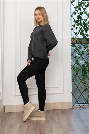 Yuvarlak Yaka Yumoş Triko Kazak 258181