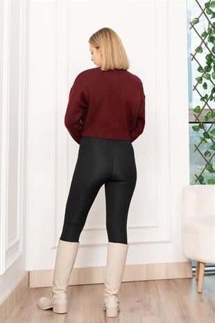 Zr Modal Trend Kısa Düğmeli Bluz Hırka 3549