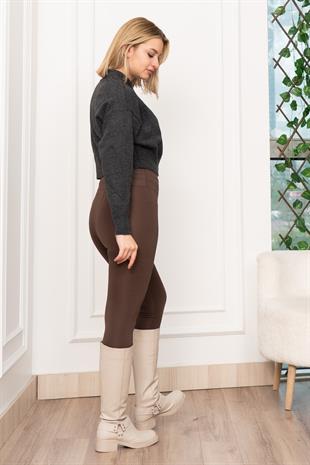 Zr Modal Trend Kısa Düğmeli Bluz Hırka 3549