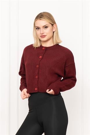 Zr Modal Trend Kısa Düğmeli Bluz Hırka 3549