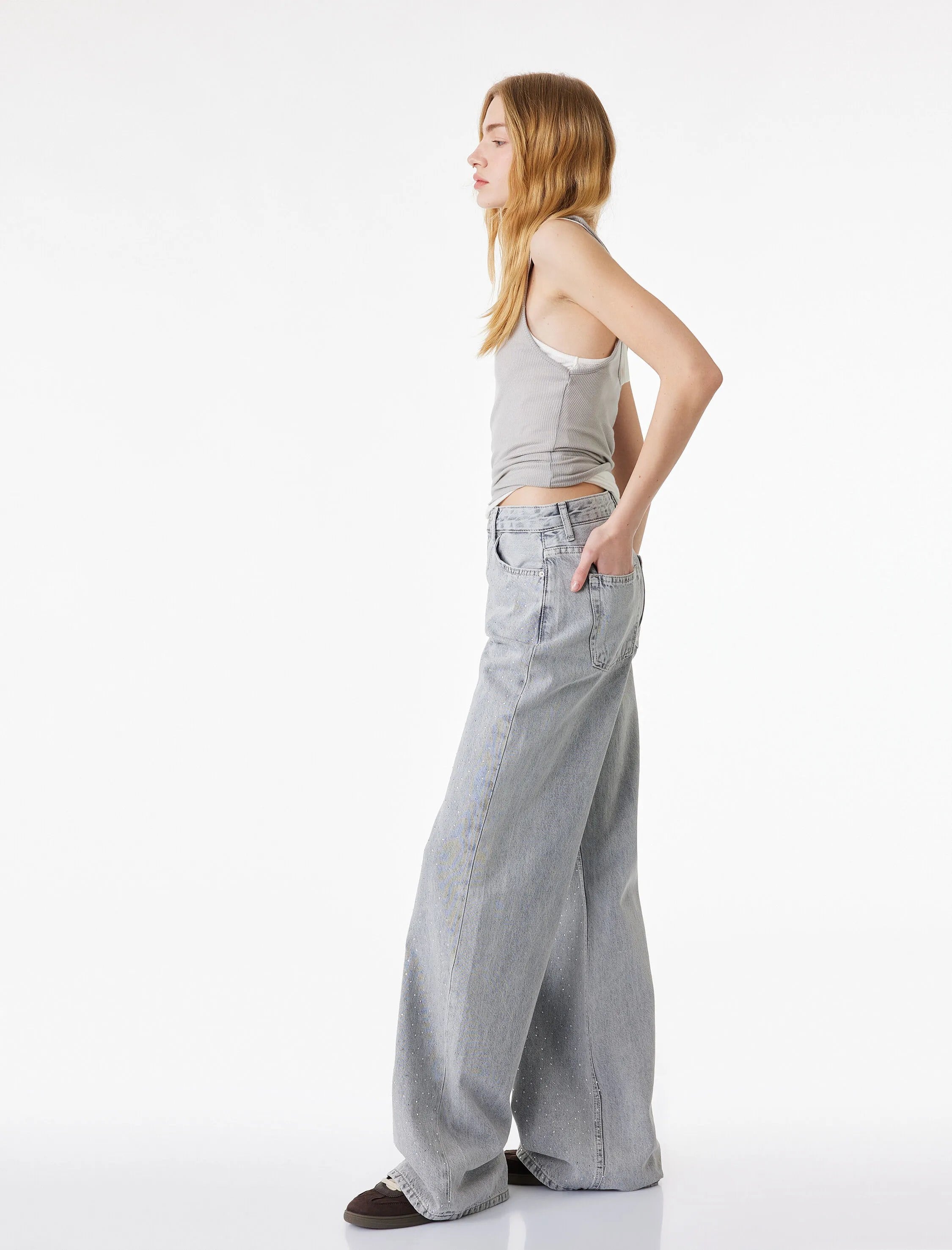 KOTON DENIM TROUSERS 6SAL40006MD