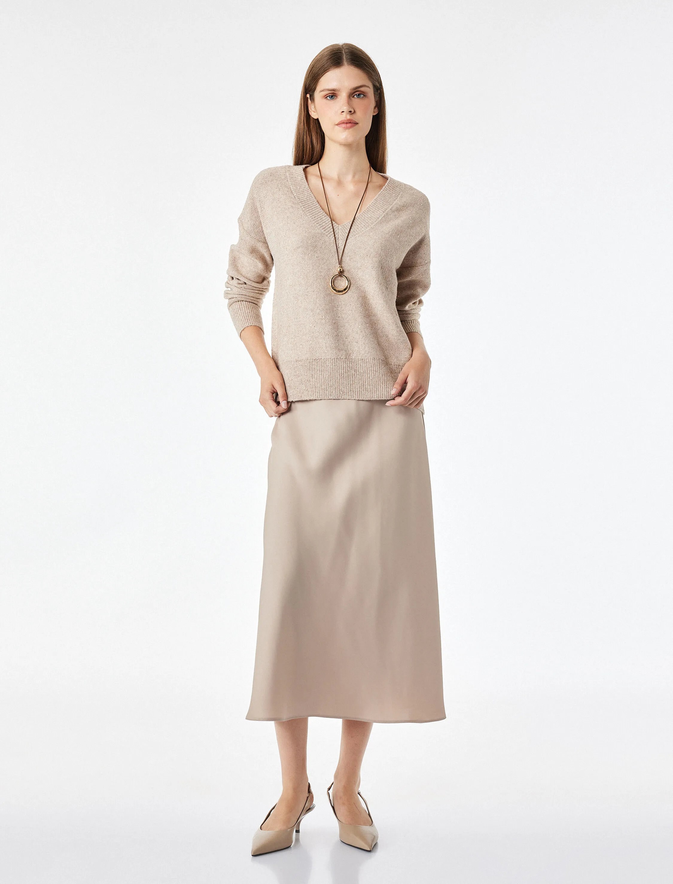 KOTON WOVEN BOTTOMS SKIRTS 7WAK70003UW