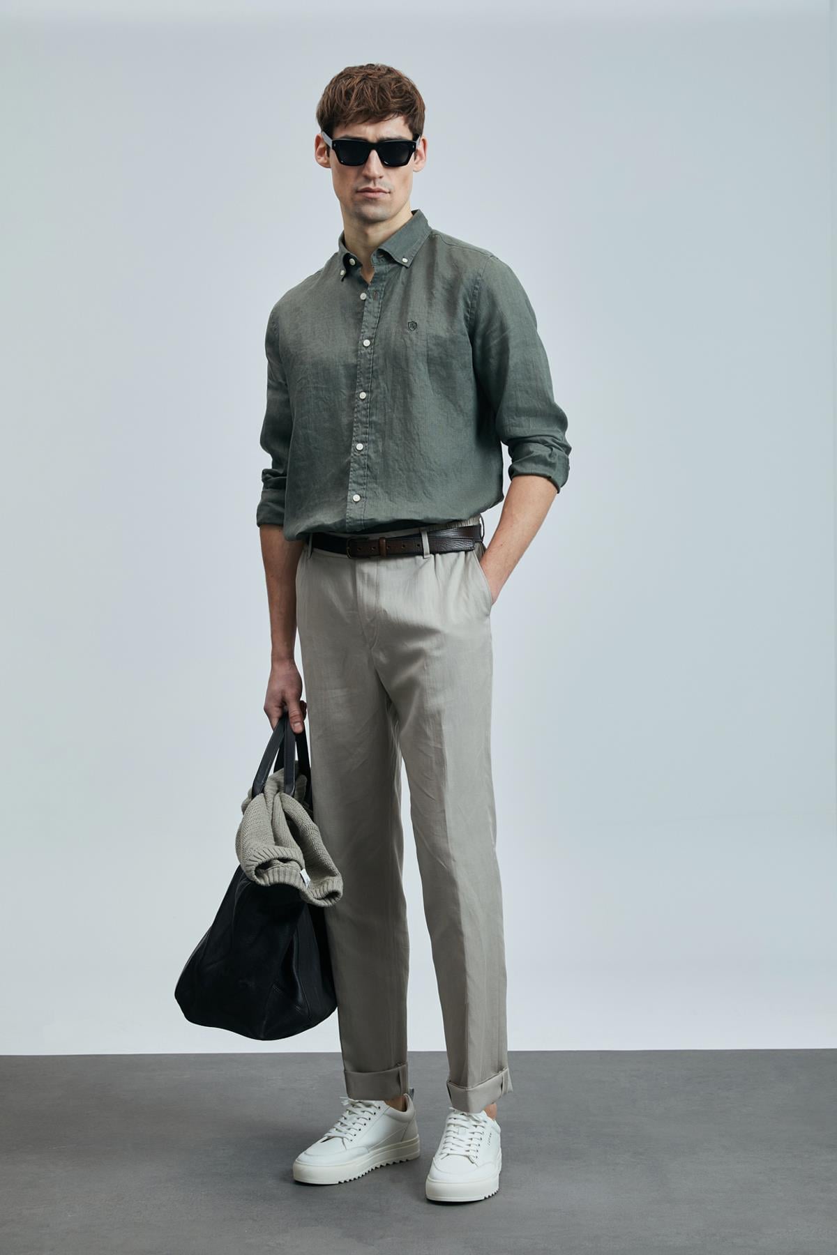 LUFIAN 111190352 BERT Pants