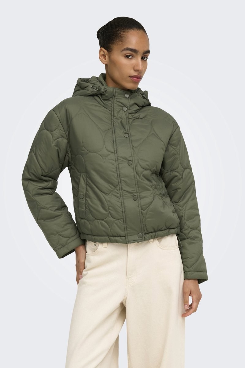 ONLTAHIA LW HEART HOOD JACKET CC OTW 15373691