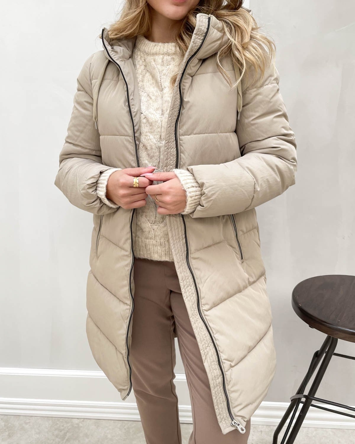 ONLY 15205369 ONLDOLLY LONG PUFFER COAT OTW NOOS