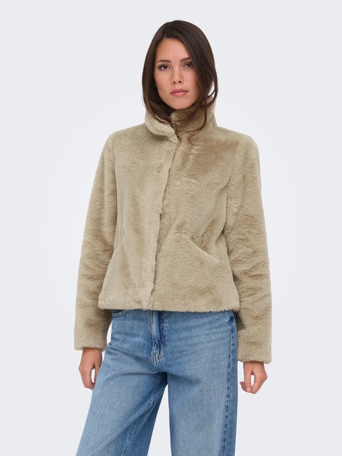 ONLY 15295423 ONLNEWVIDA FAUX FUR JACKET OTW CC