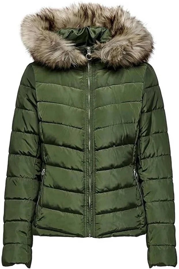 ONLY 15300254 ONLELLAN QUILTED HOOD JACKET LIFE CC OTW