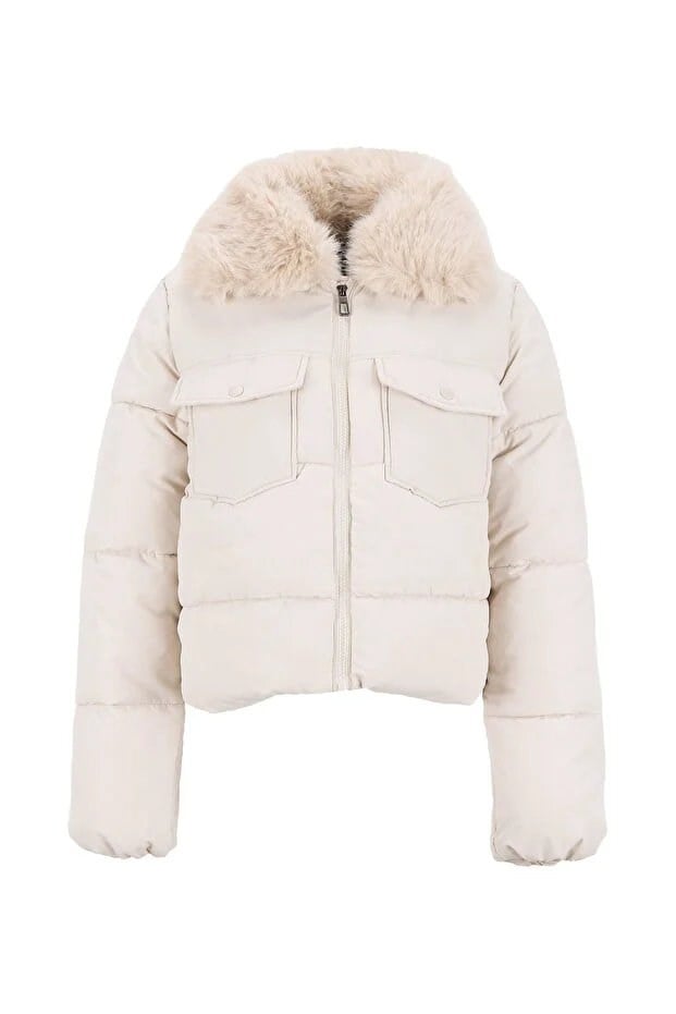 ONLY 15322000 ONLMAGGI FUR PUFFER LIFE CC OTW