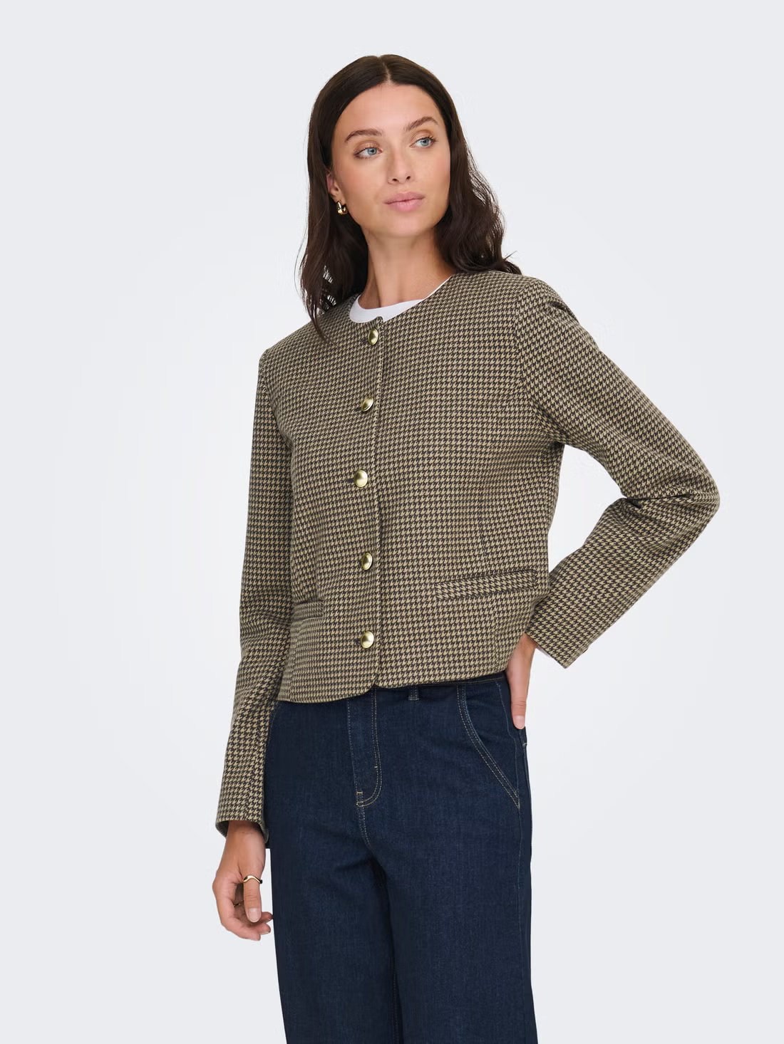ONLY 15367945 ONLMAGGIE CHECK JACKET OTW