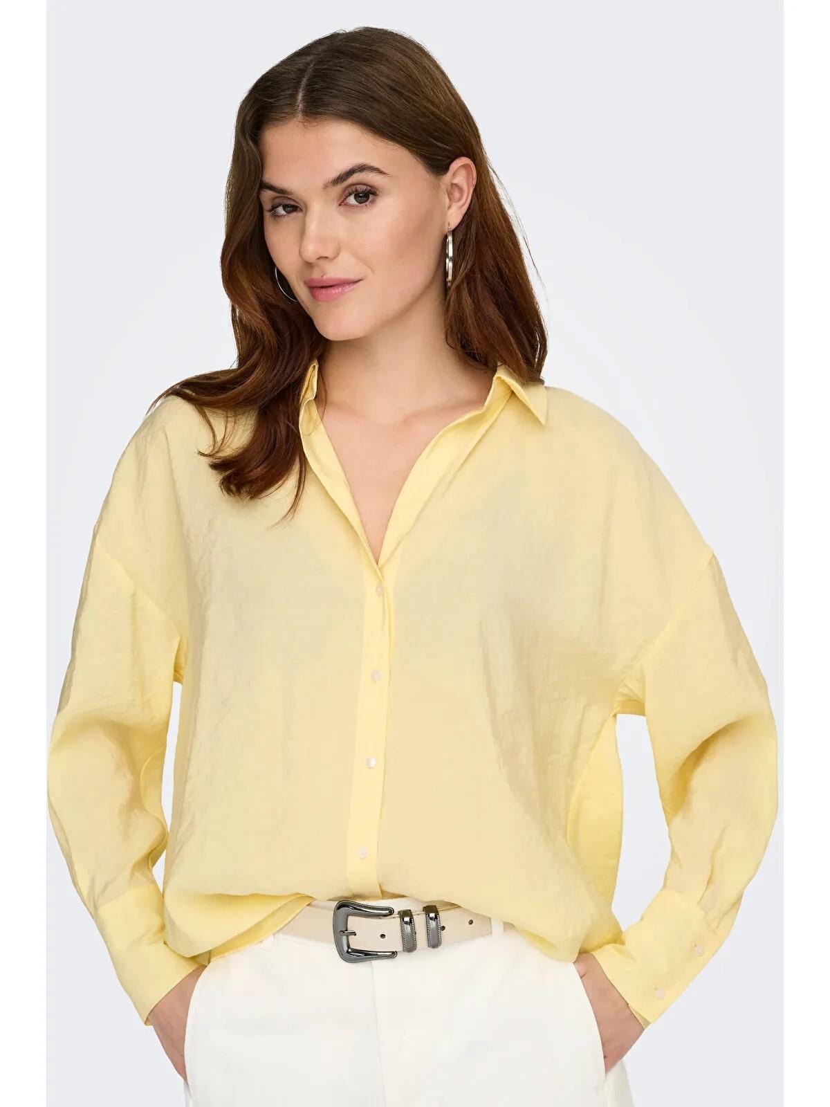 ONLY GÖMLEK 15272523 ONLZAZIMA L/S LOOSE