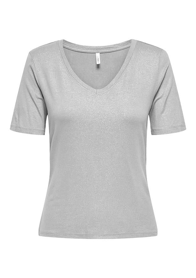ONLY ONLCARRIE S/S V-NECK TOP JRS SUD 15367064