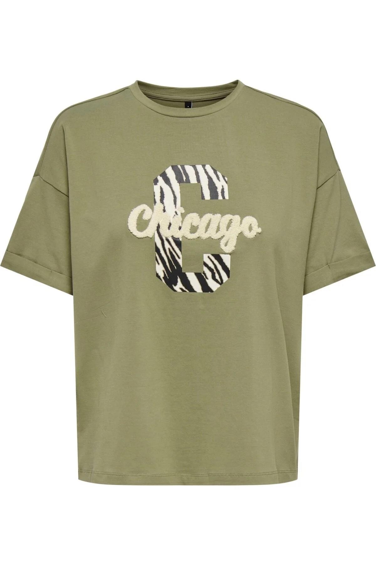 ONLY ONLCIA S/S FOLDUP PRNT TOP BOXCCJRS 15366009