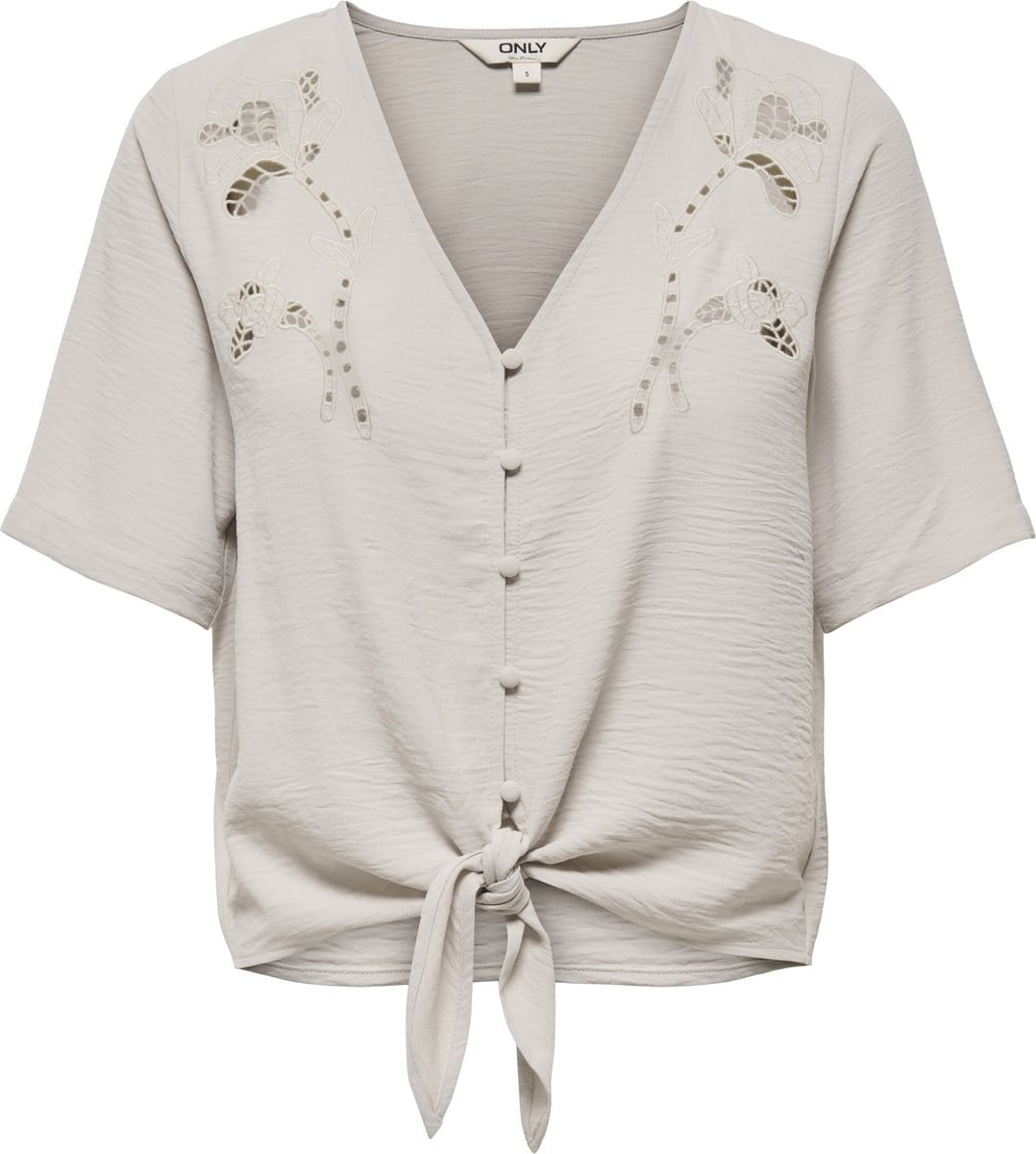 ONLY ONLEVALOU METTE 2/4 KNOT TOP WVN 15371083
