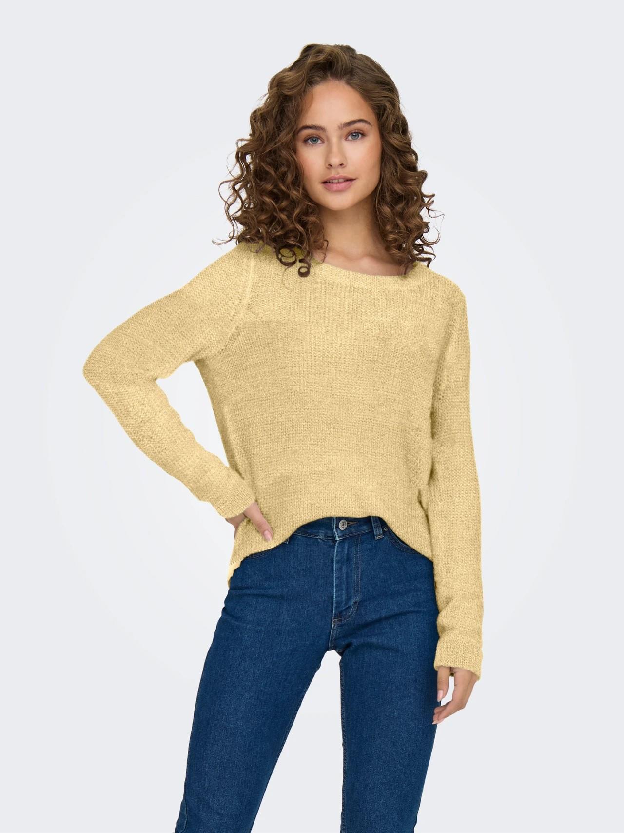ONLY ONLGEENA XO L/S PULLOVER KNT NOOS 15113356