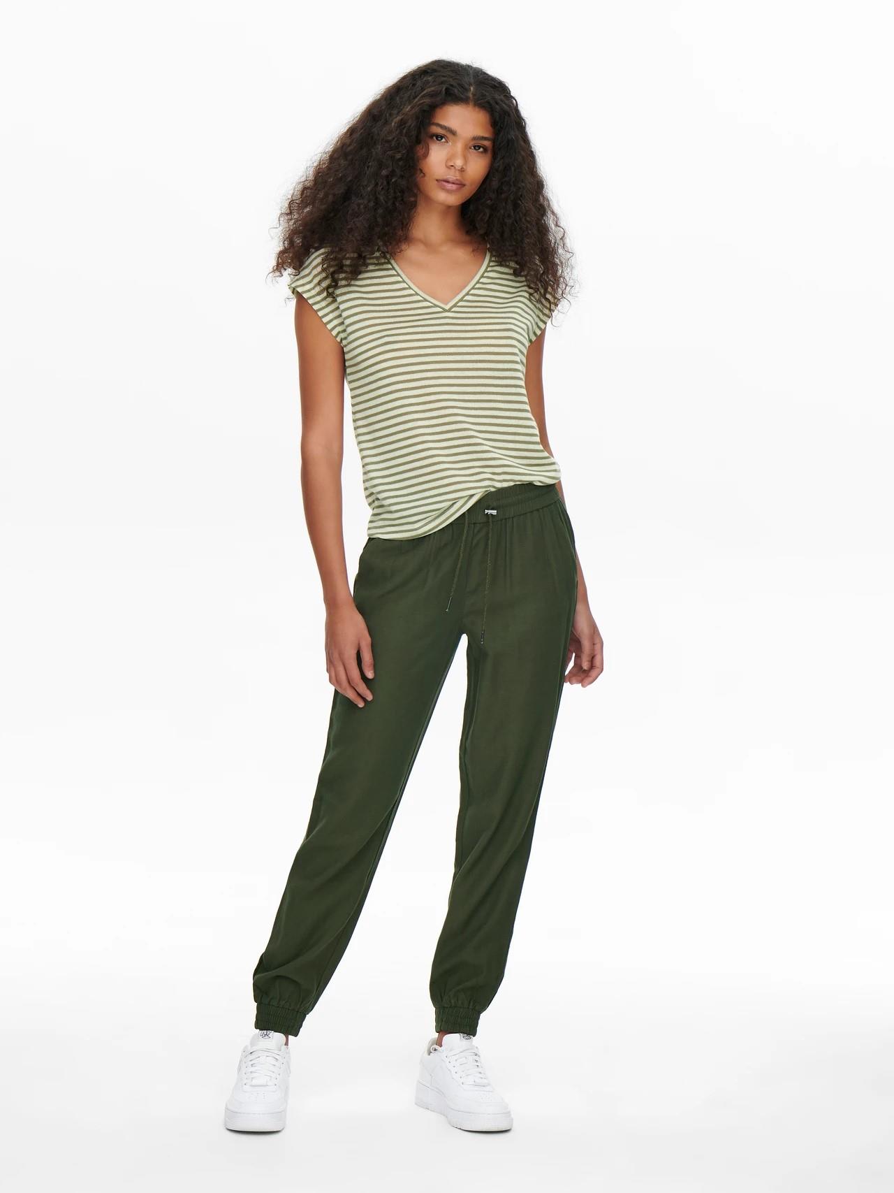 ONLY ONLKELDA-EMERY MW PULL-UP PANTS PNT NOOS 15203946