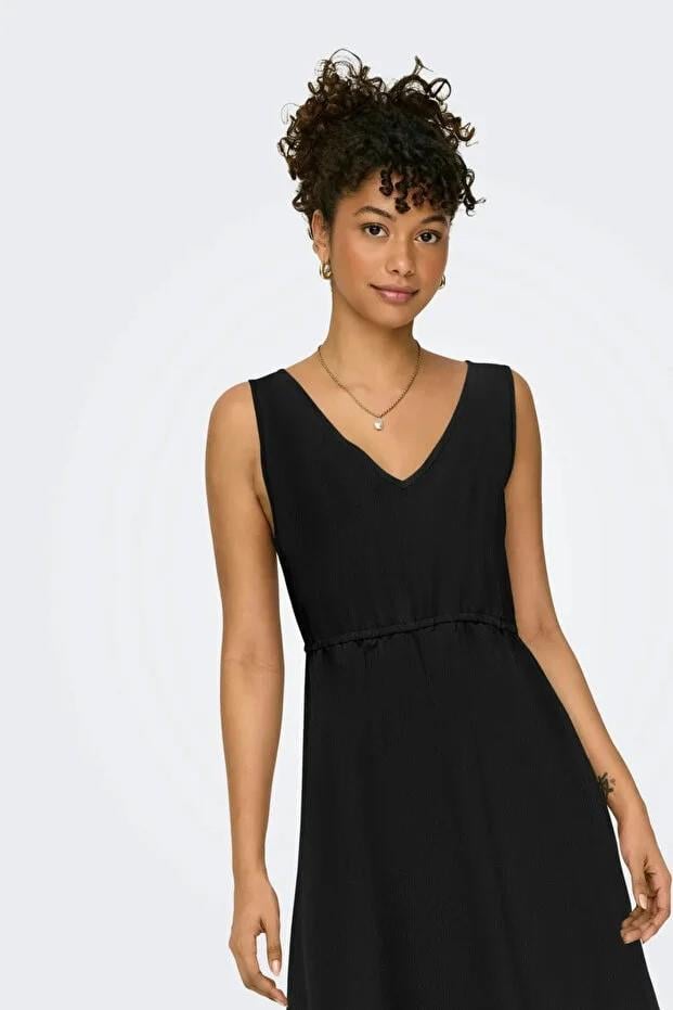 ONLY ONLNOVA LIFE VIS SARA STRING DRESS WVN 15323197