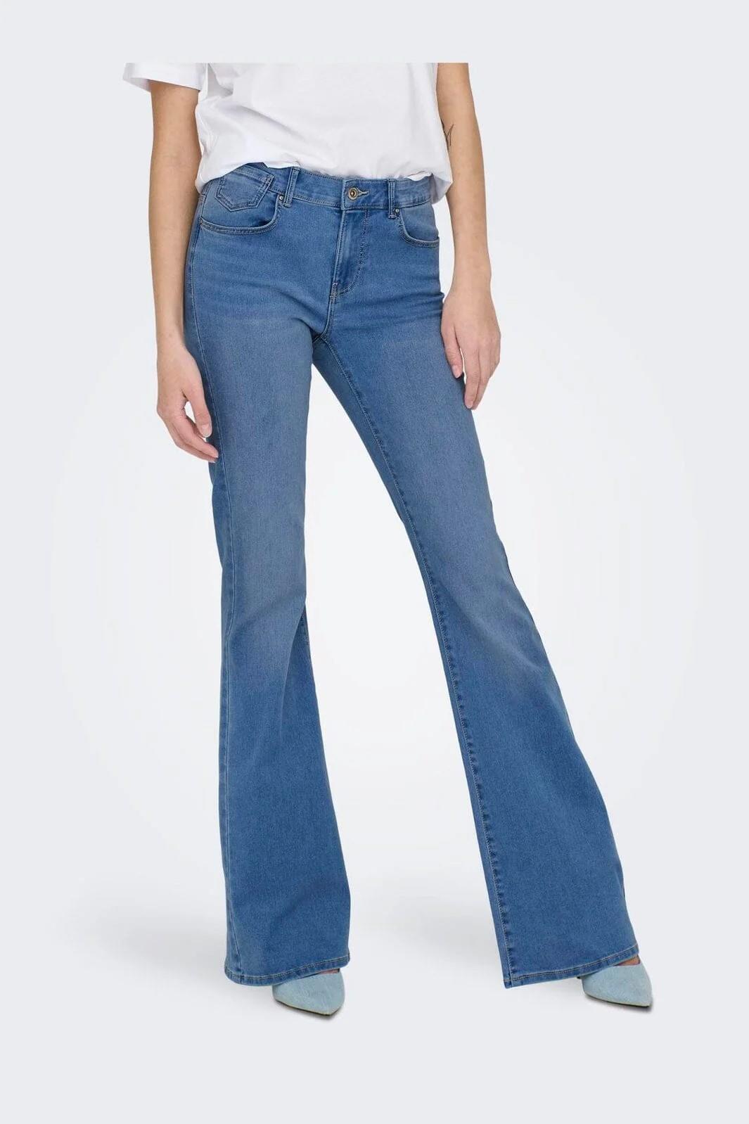 ONLY ONLREESE REG RETRO FLARED DNM BOX 15309845