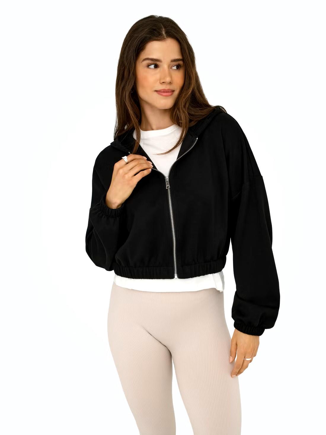 ONLY ONLSCARLETT L/S ZIP HOOD SWT NOOS 15346449