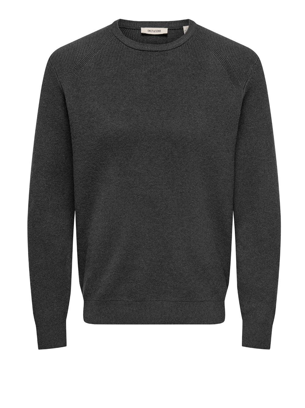 ONLY & SONS ONSALFI REG LS CREW KNIT CAMP 22035795