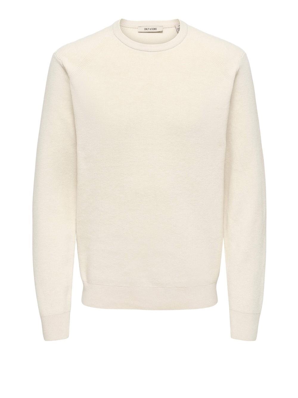 ONLY & SONS ONSALFI REG LS CREW KNIT CAMP 22035795