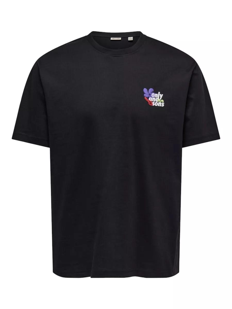 ONLY & SONS ONSFLEURI LIFE FLOWER RLX SS TEE 22037619