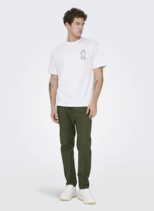 ONLY & SONS ONSREID LINUS TAPERED 0571 SLUB PANT 22036359