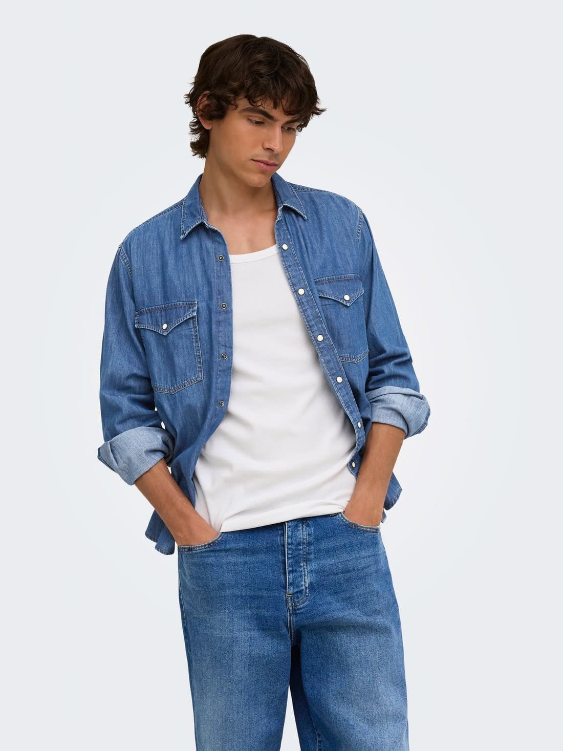 ONSRAY WESTERN REG LS SHIRT NOOS 22038621