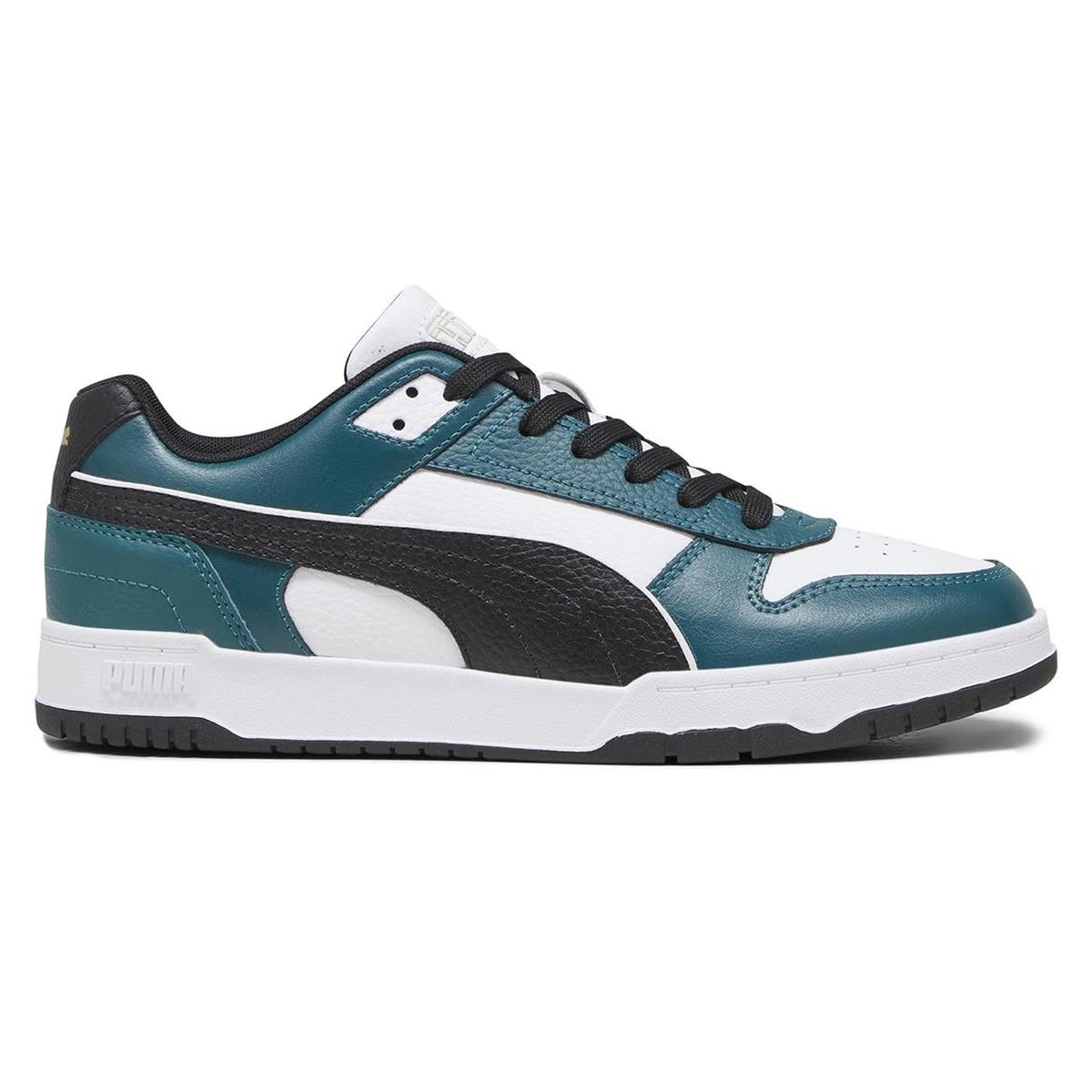 PUMA 38637321 RBD Game Low  White- Black-Malachite- Gold