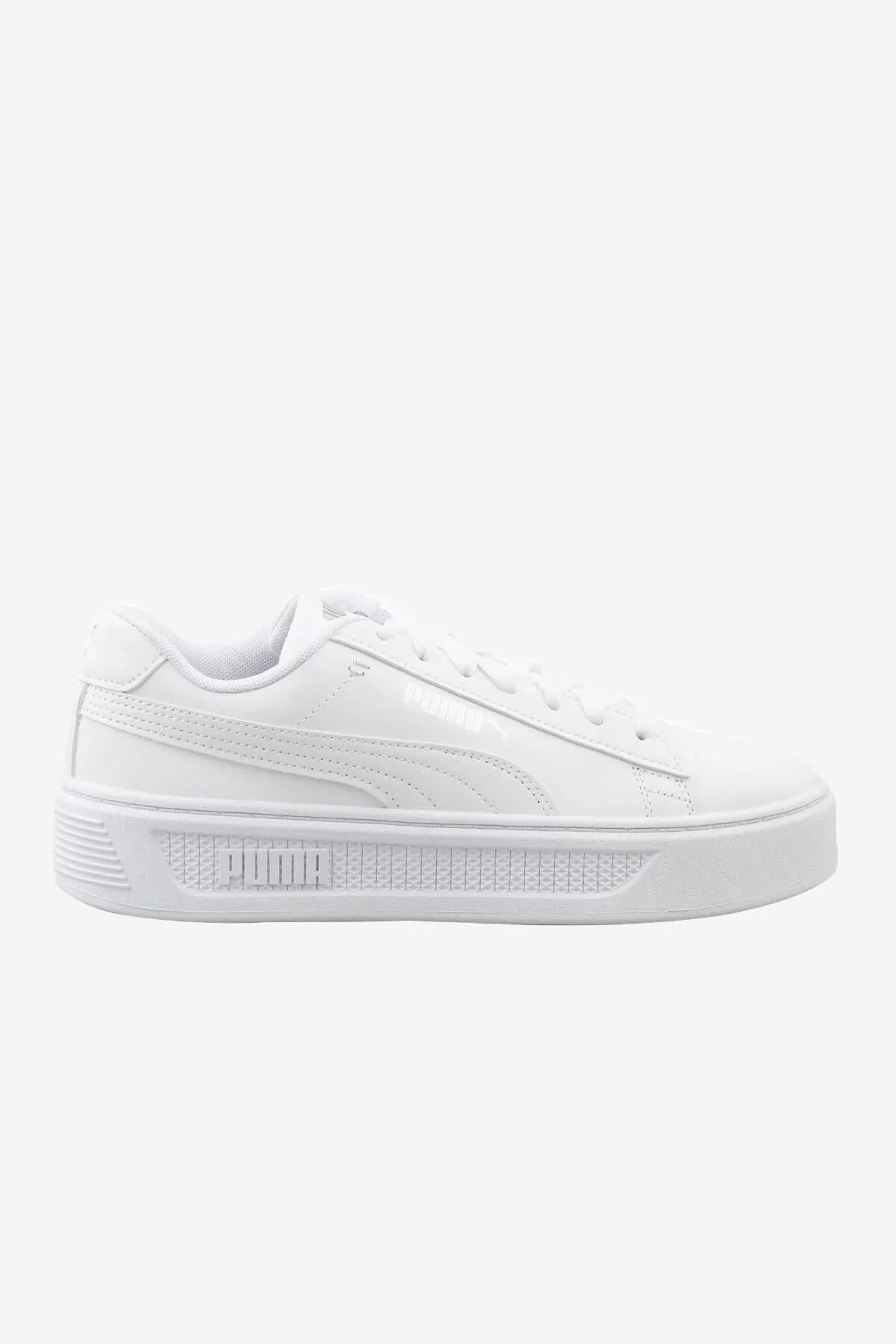 PUMA 39075801 Smash Platform v3-PUMA White-PUMA Silver