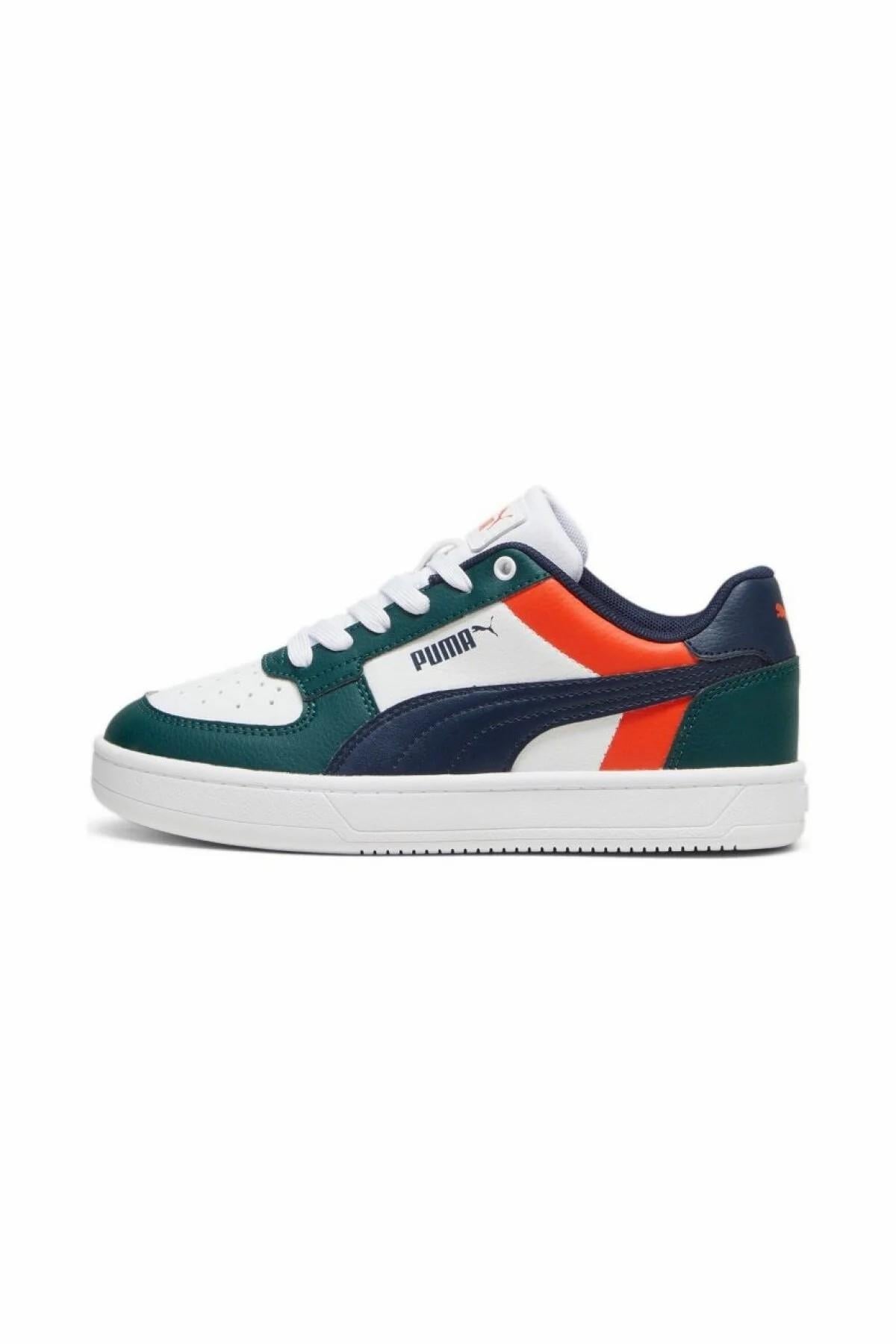 PUMA 39446109 Puma Caven 2.0 Block Jr-Dark Myrtle-Club Navy-PUMA White