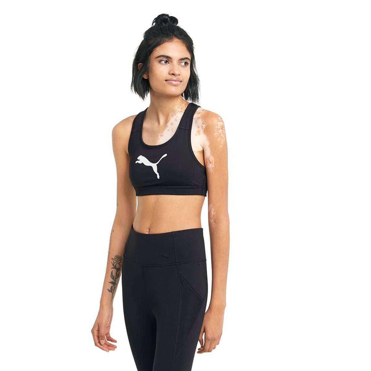 PUMA  52030451 Mid Impact 4Keeps Bra Puma Black-white