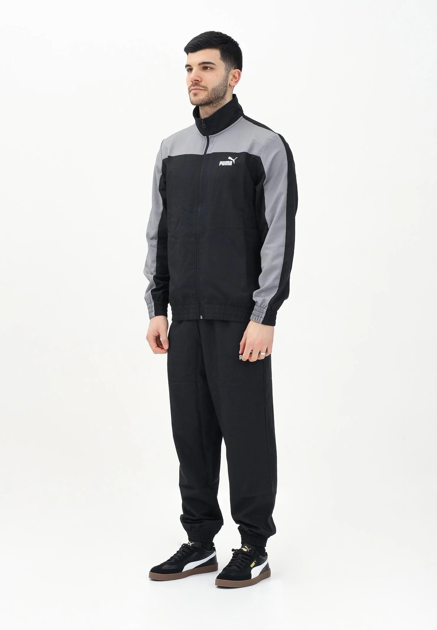 PUMA Erkek Eşofman Takımı 68485601 Woven Colorblock Tracksuit  Black