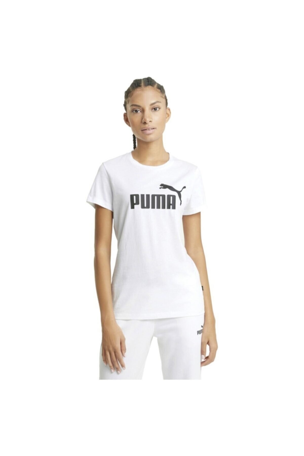 PUMA T-Shirt 58677402 ESS Logo Tee Puma White