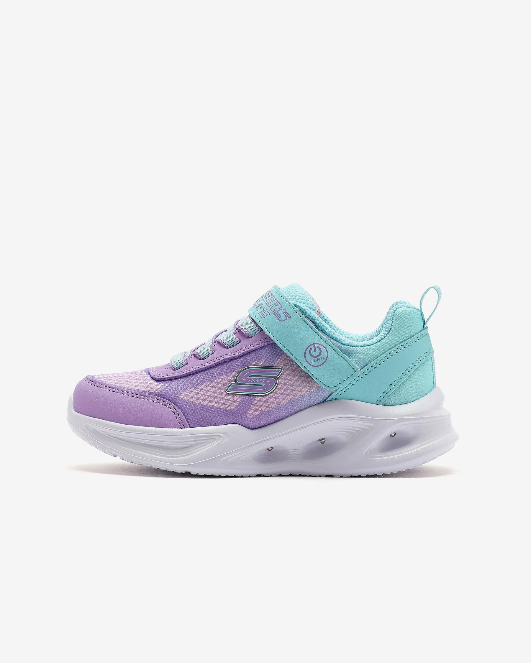 SKECHERS Büyük Kız Çocuk Işıklı Spor Ayakkabı 303714L TQLV SKECHERS SOLA GLOW - OMBRE DELUXE