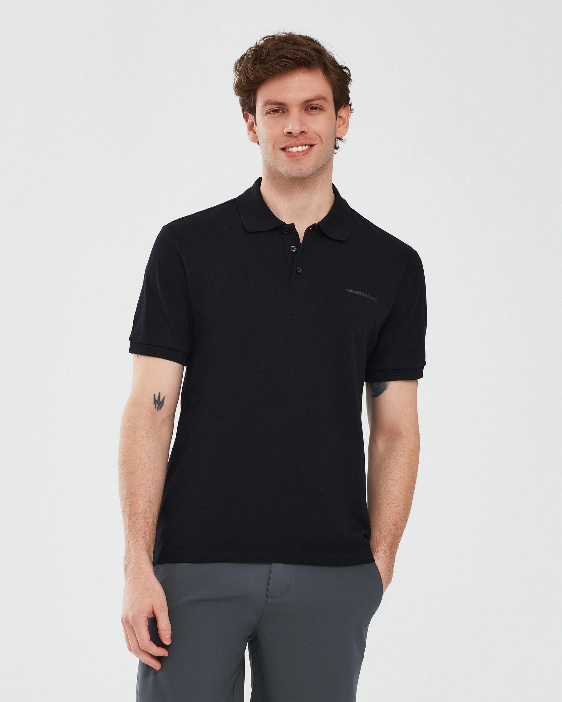 SKECHERS S211800-001 Polo M Short Sleeve Polo