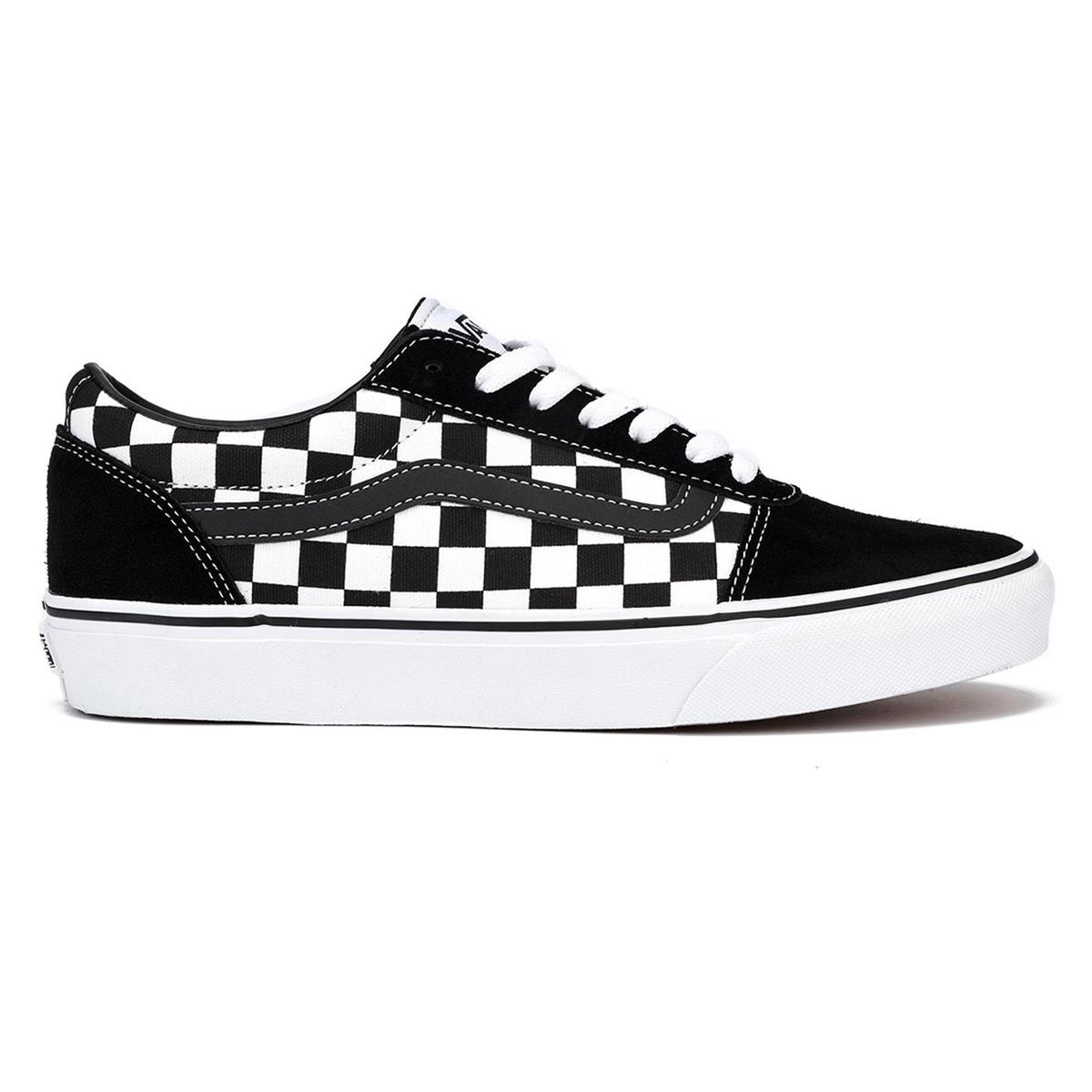 VANS VN0A38DMPVJ1 MN Ward  (CHECKERED) BLACK/TRUE WH
