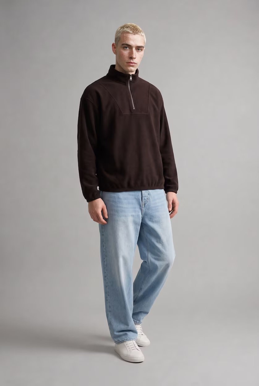 DEFACTO Knitted Sweat Shirt E8632AX