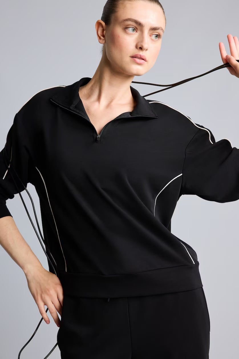 DEFACTO Knitted Sweat Shirt H4537AX