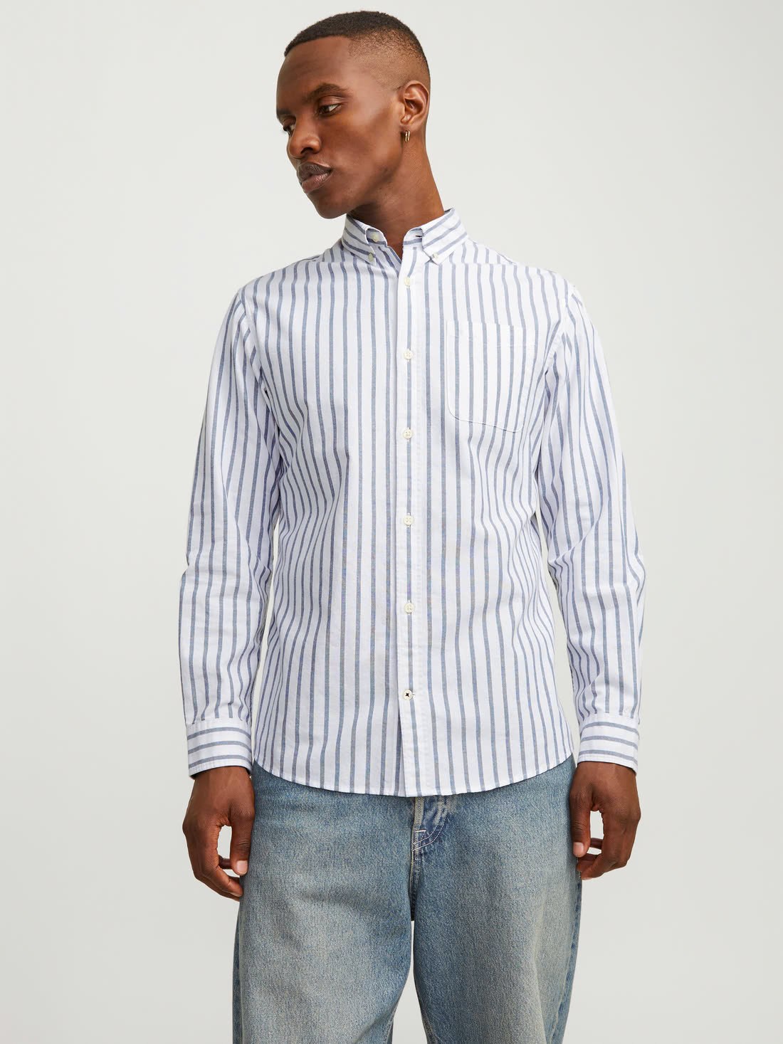 JJEOXFORD SHIRT LS NOOS 12182486