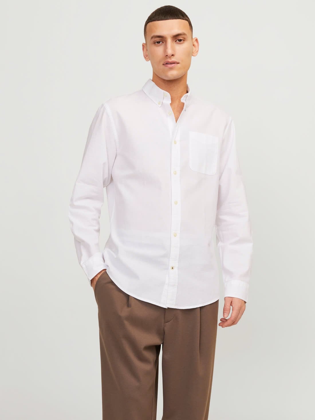 JJEOXFORD SHIRT LS NOOS 12182486