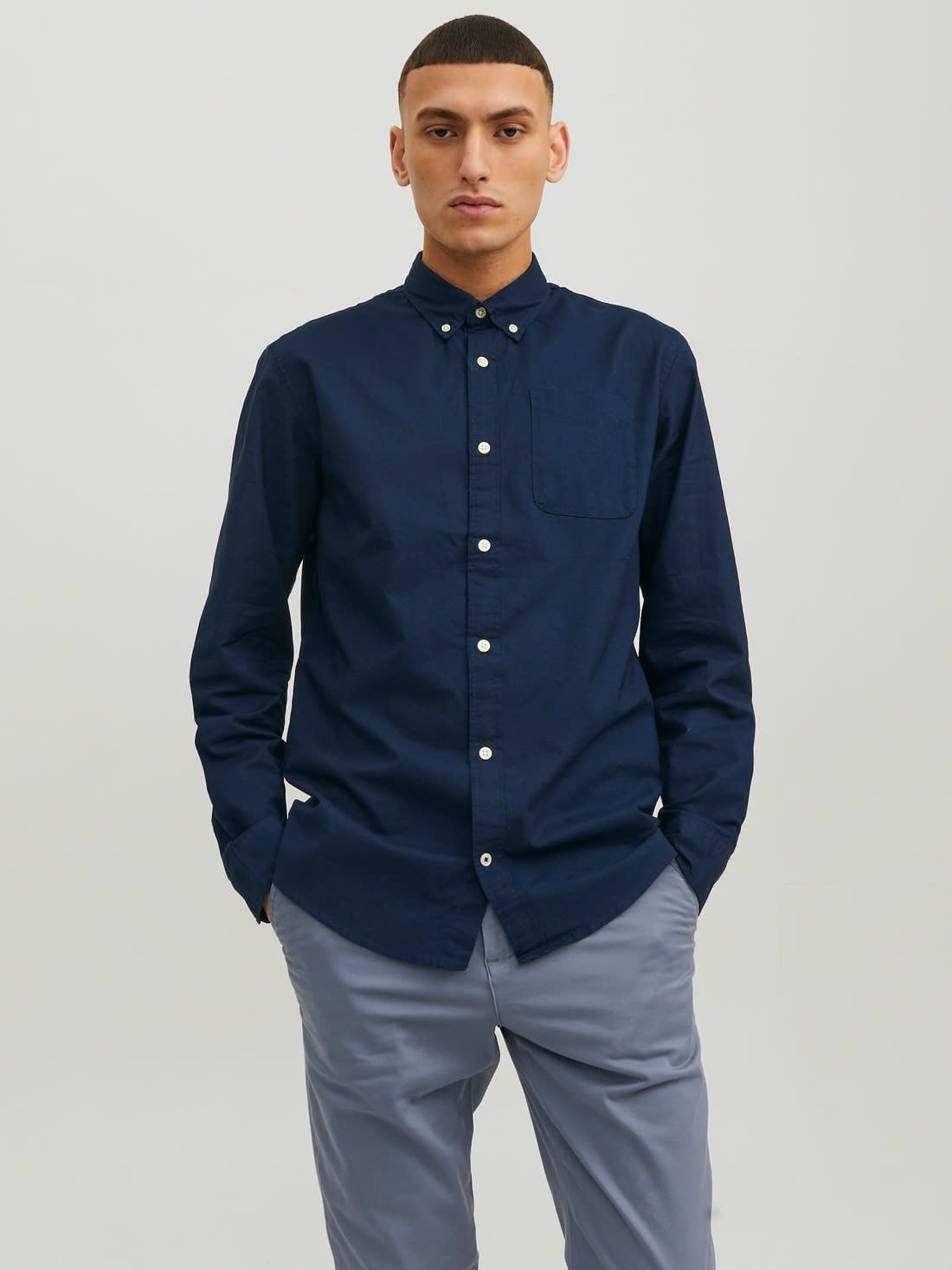 JJEOXFORD SHIRT LS NOOS 12182486