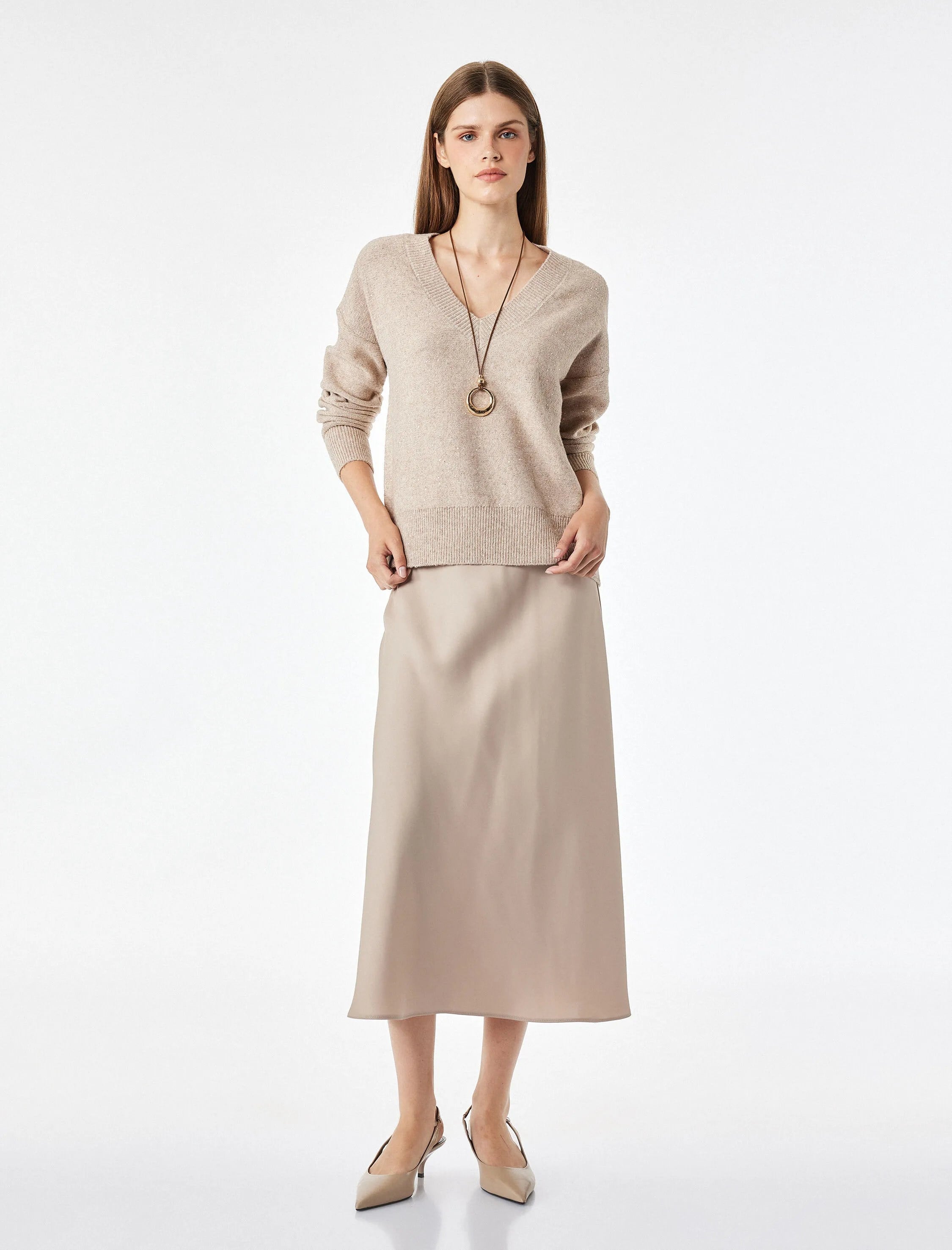 KOTON WOVEN BOTTOMS SKIRTS 7WAK70003UW