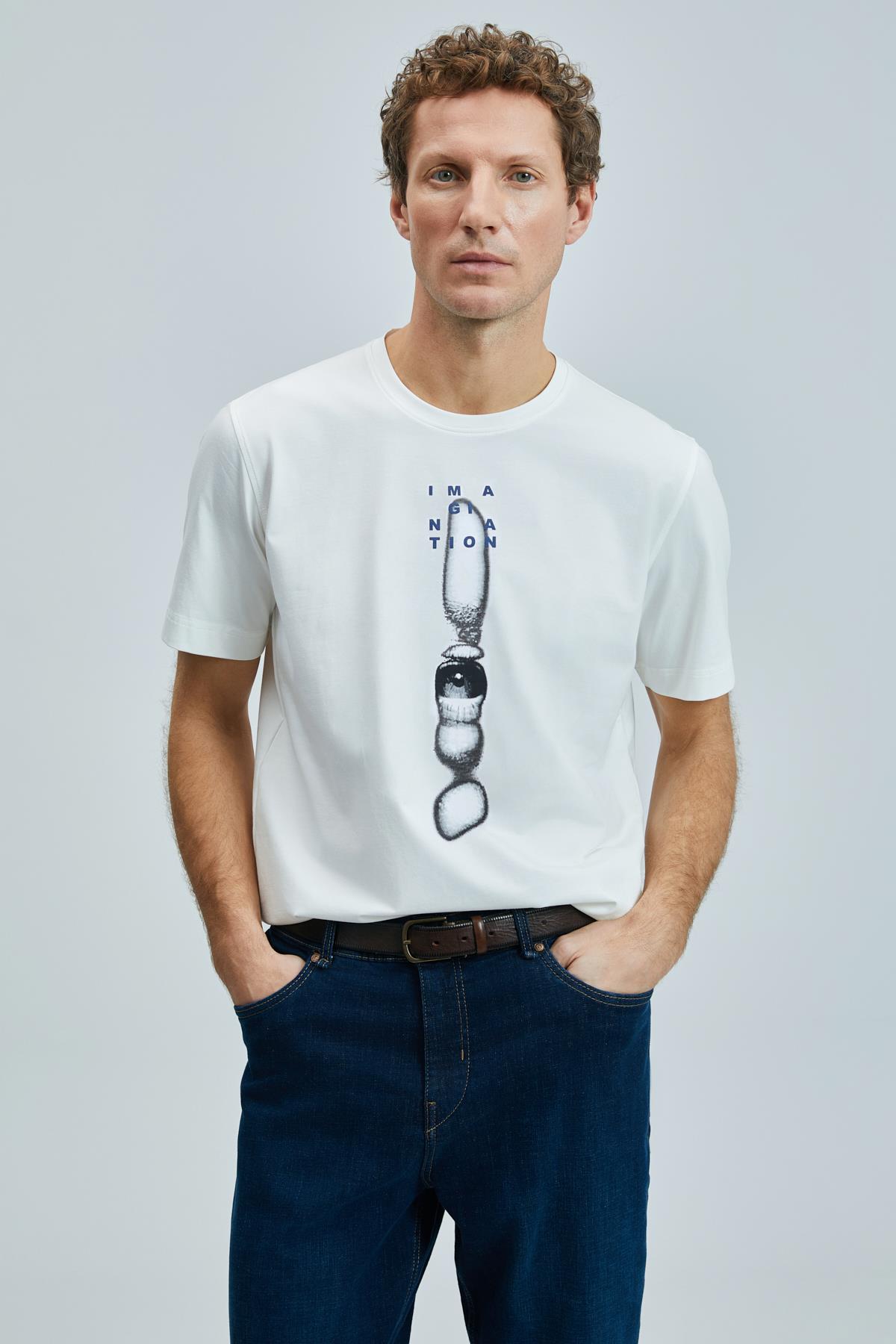 LUFIAN 111020247 EYE T-SHIRT
