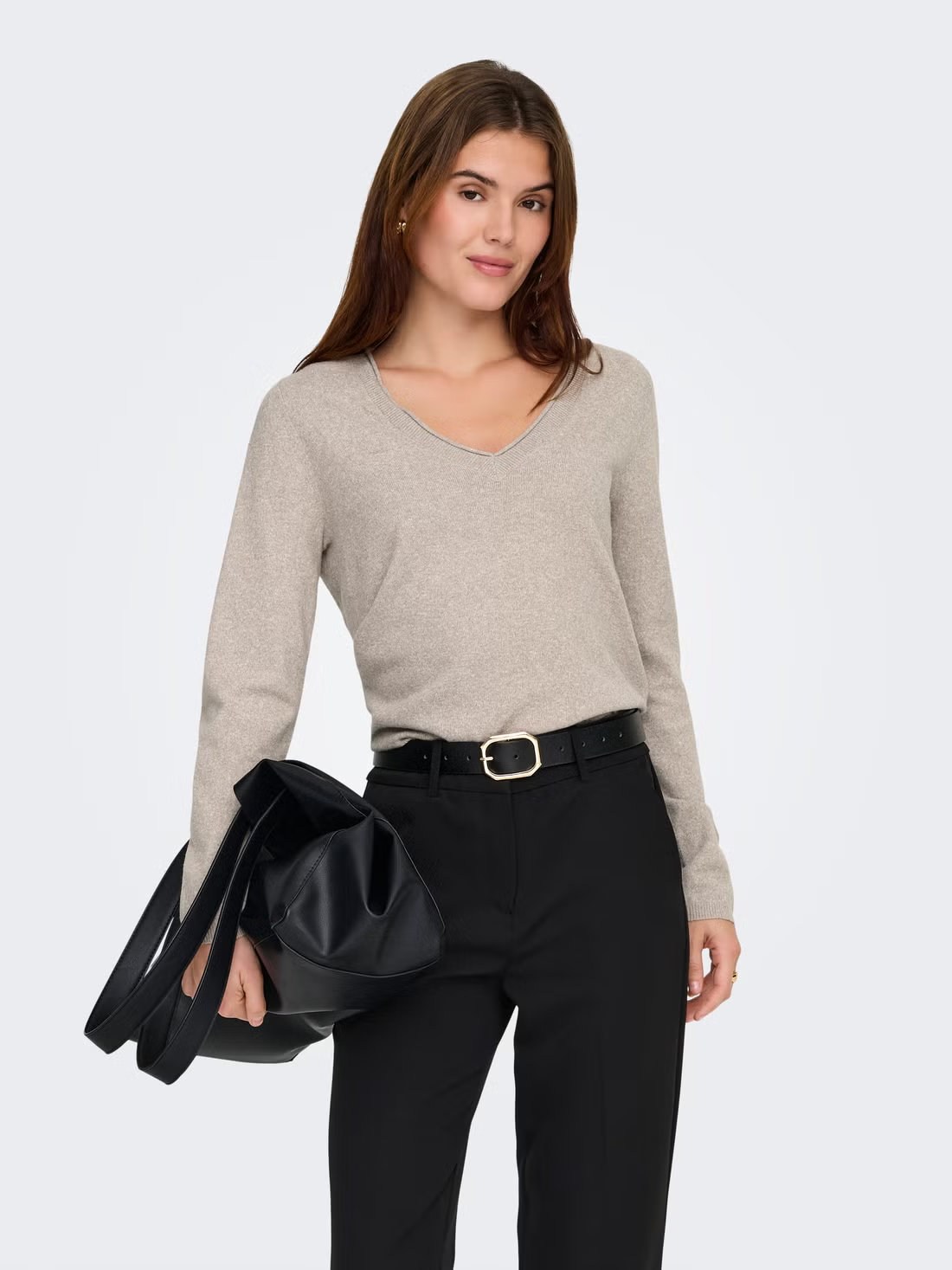 ONLLOYAL LS V-NECK PULLO KNT NOOS 15368957