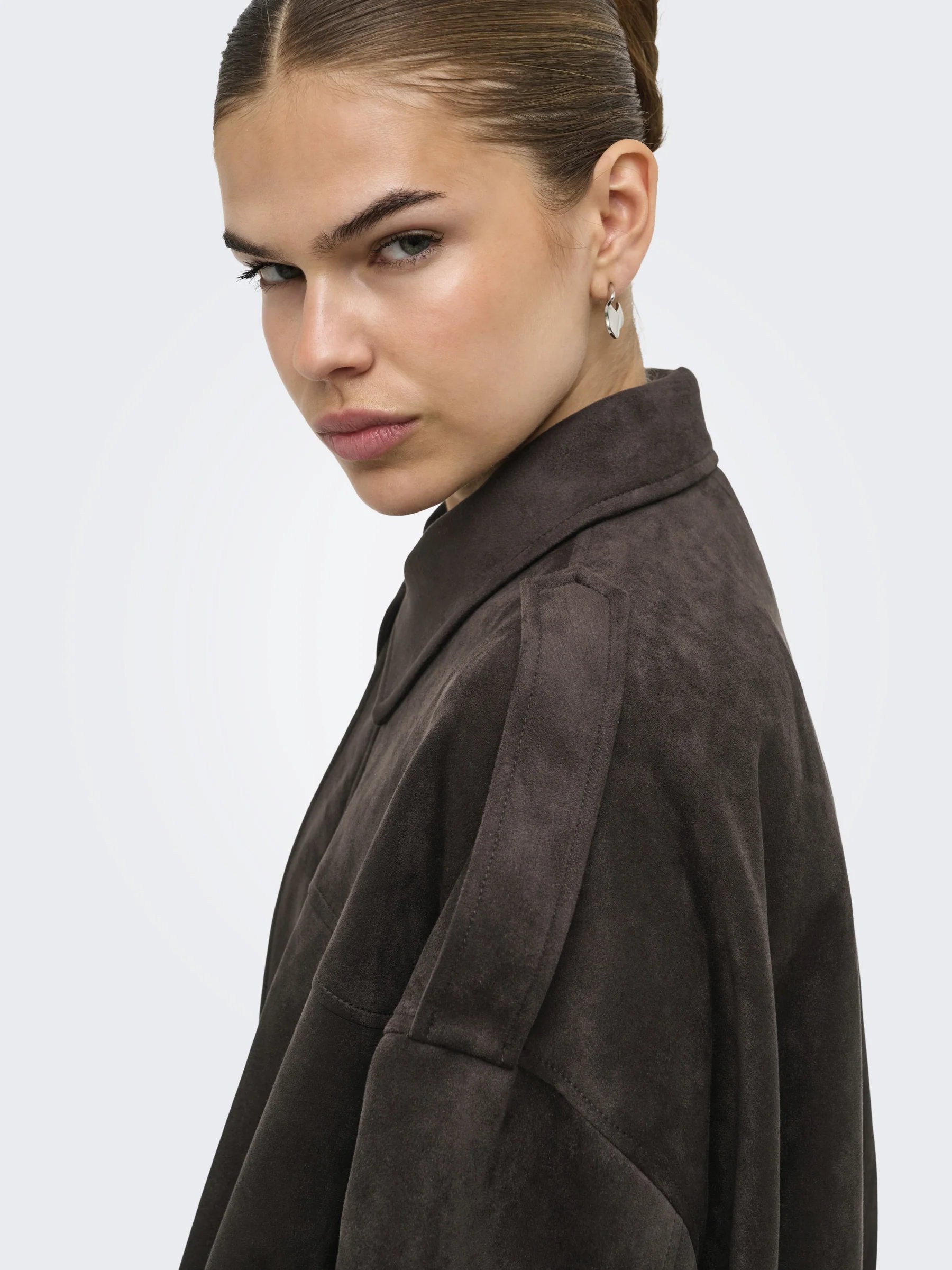 ONLMOON-STINA FAUX SUEDE BOMBER PNT NOOS 15381024