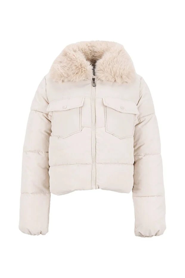 ONLY 15322000 ONLMAGGI FUR PUFFER LIFE CC OTW