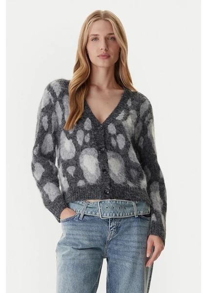ONLY 15353090 ONLEDELIE LIFE LS JQ CARDI V-NECK KNT