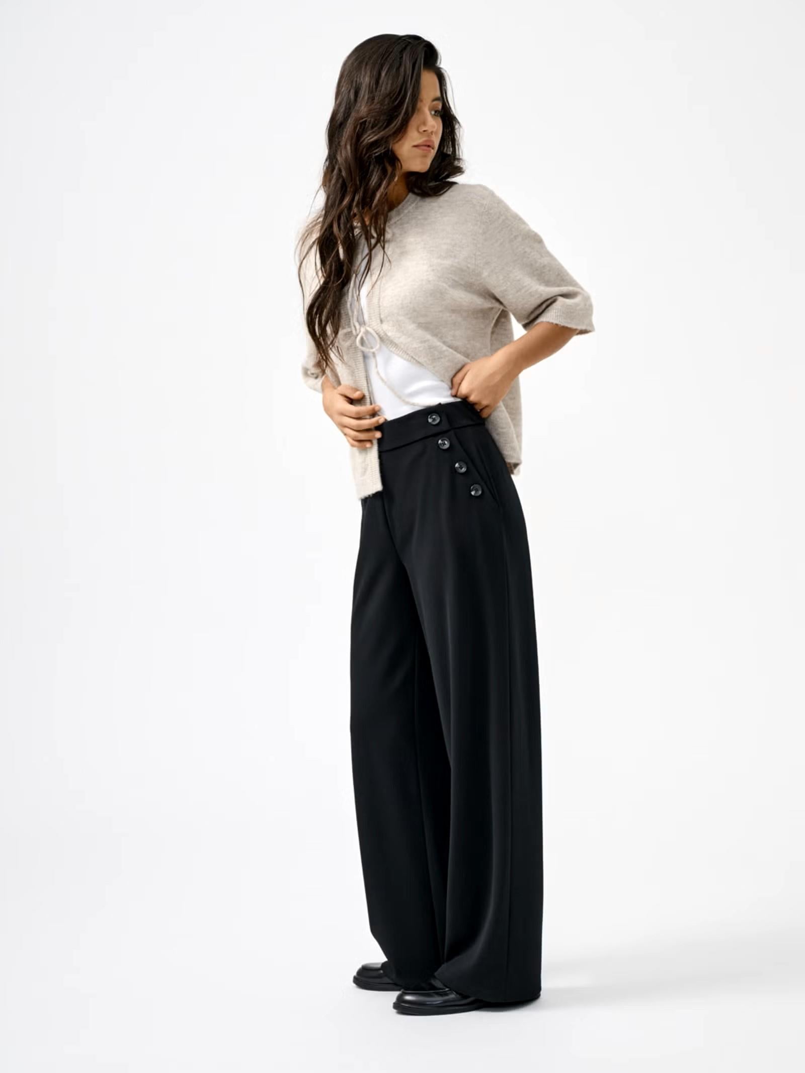 ONLY 15355593 ONLRINA BUTTON PANT JRS NOOS