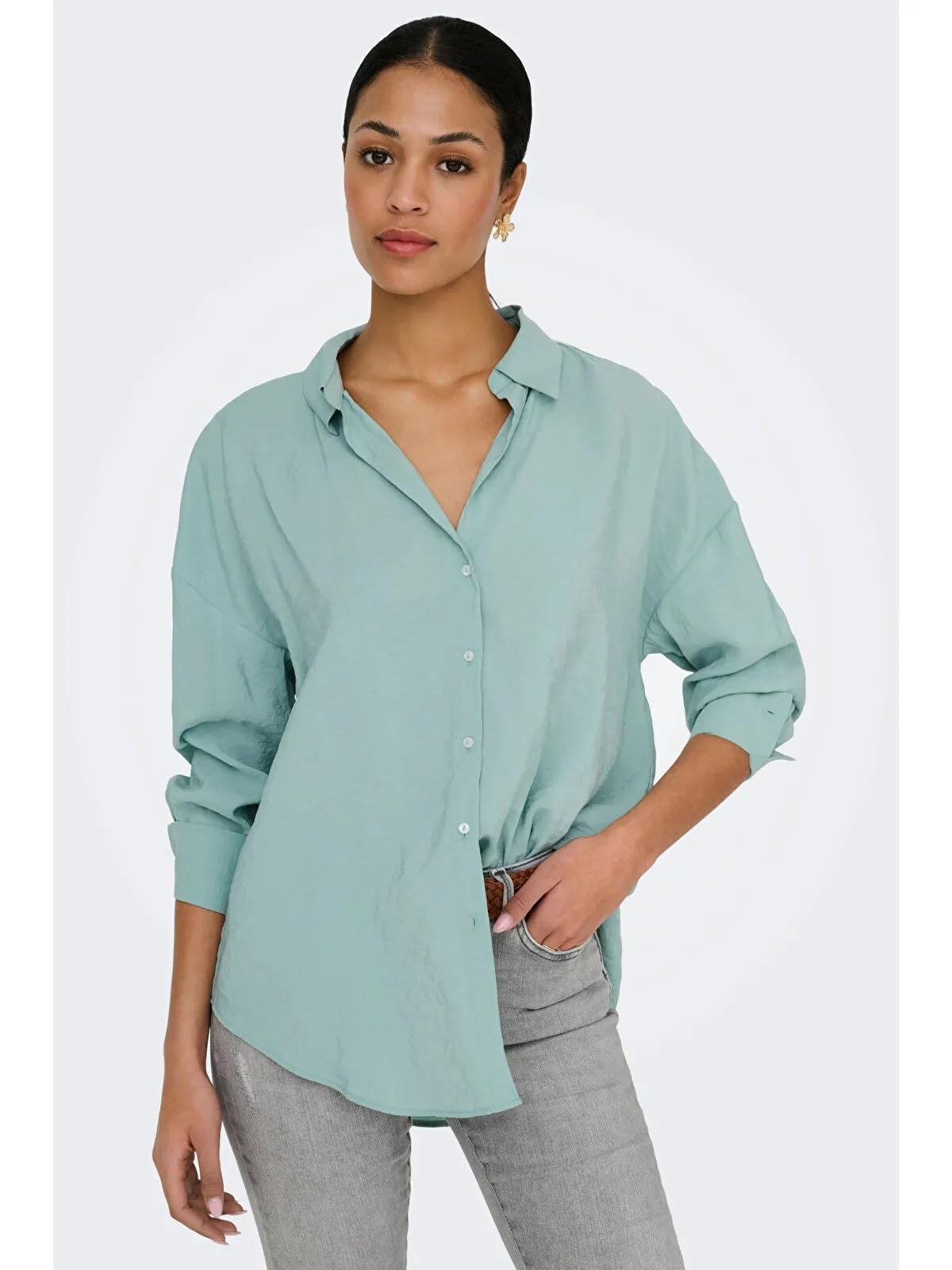 ONLY GÖMLEK 15272523 ONLZAZIMA L/S LOOSE